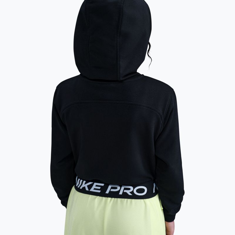 Gyerekpulóver Nike Pro Fleece black/black/black/white 4
