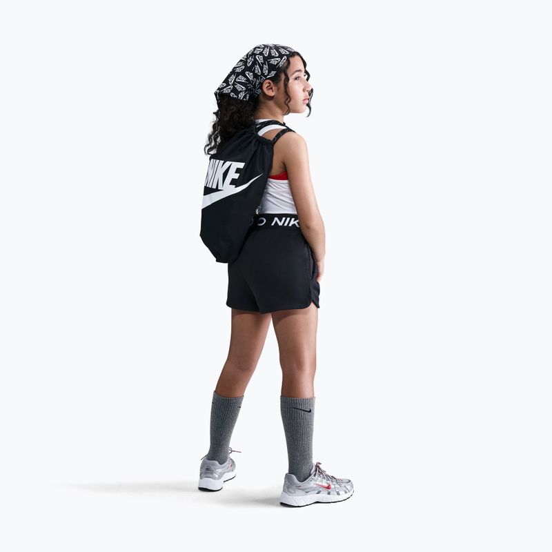 Gyerek rövidnadrág Nike Pro Fleece black/black/black/white 3