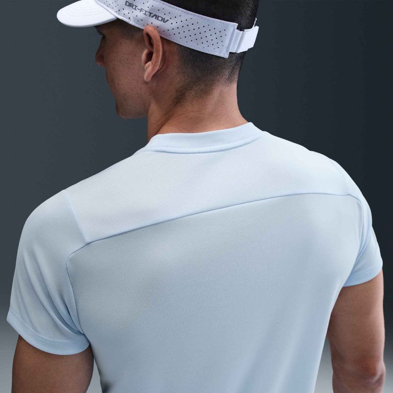 Férfi Nike Court Dri-Fit Victory teniszpóló celesztin kék / fekete 8