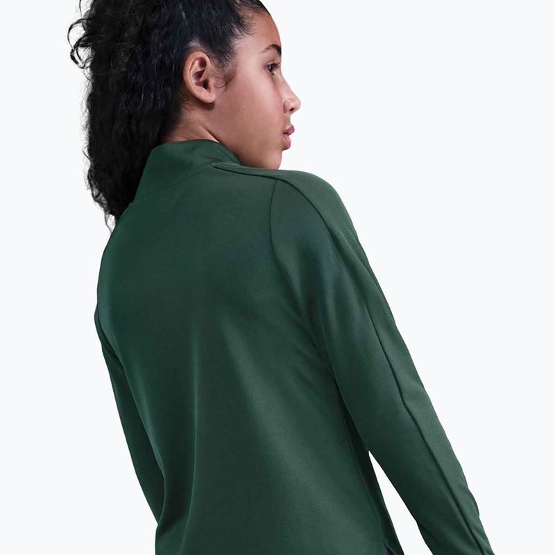 Gyerek hosszú ujjú edzőfelső Nike Dri-Fit 1/4 Zip fir/white 5