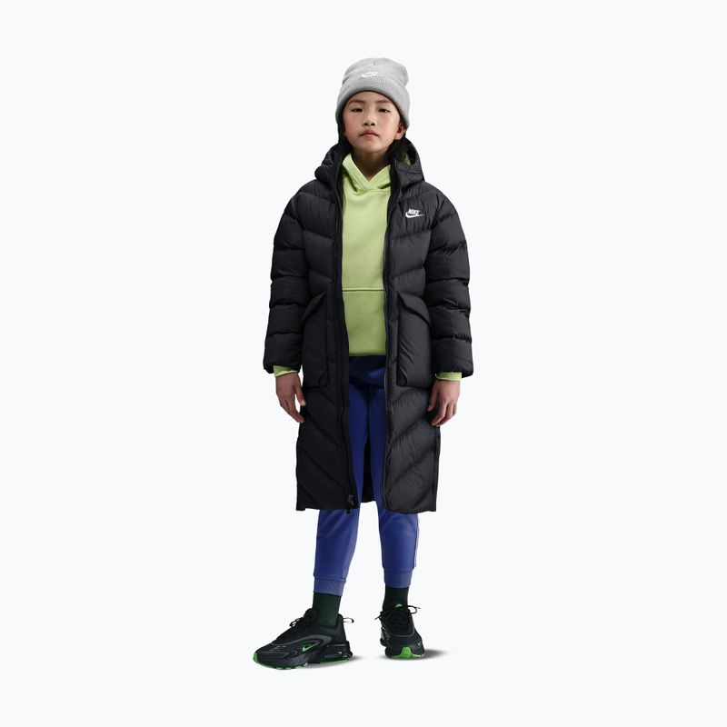 Gyermek bélelt kabát Nike Sportswear All Day Play black/white 4