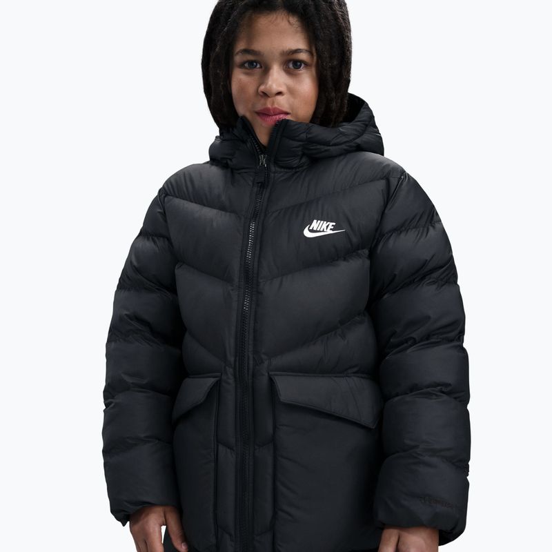 Gyermek bélelt kabát Nike Sportswear All Day Play black/white 7