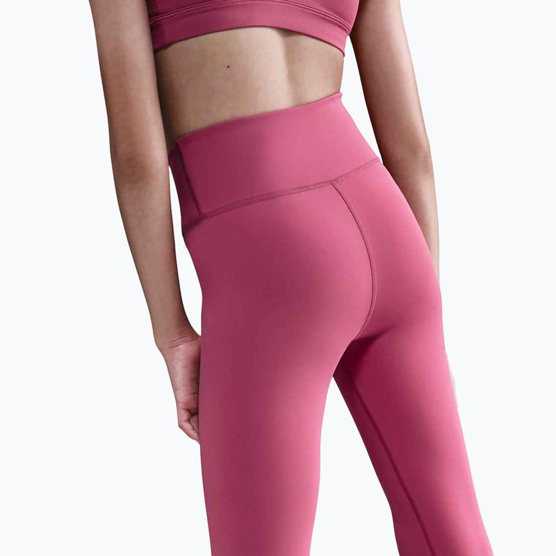 Gyerek leggings Nike One Dri-Fit High-Waisted Sweet Beet/White 4