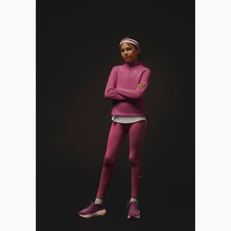 Gyerek leggings Nike One Dri-Fit High-Waisted Sweet Beet/White 7
