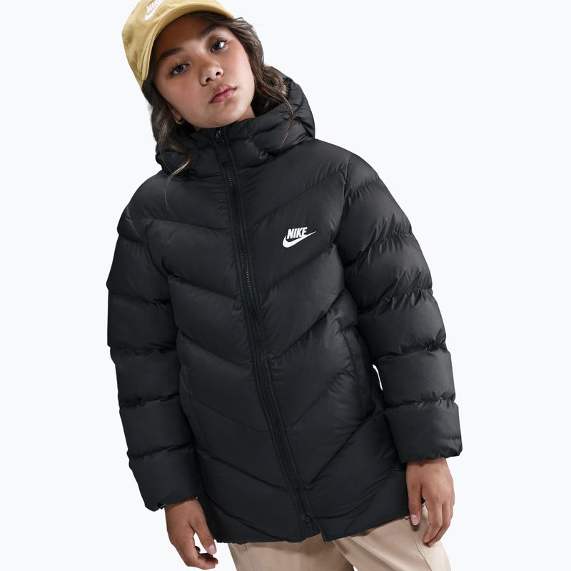 Gyerek bélelt kabát Nike Sportswear All Day Play black/white 2