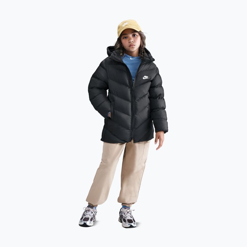 Gyerek bélelt kabát Nike Sportswear All Day Play black/white 3