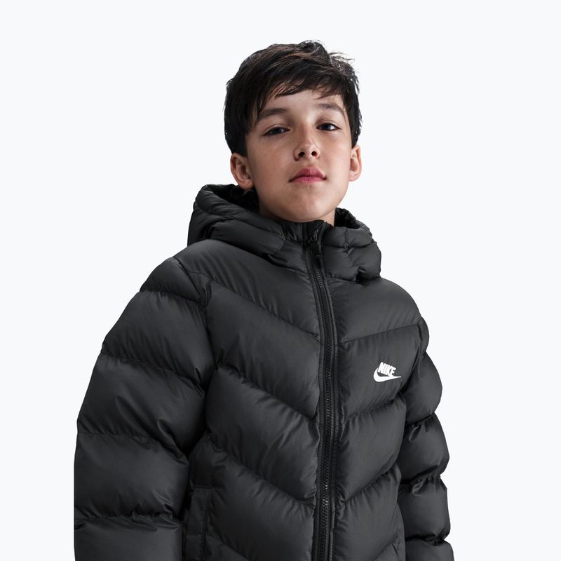 Gyerek bélelt kabát Nike Sportswear All Day Play black/white 6