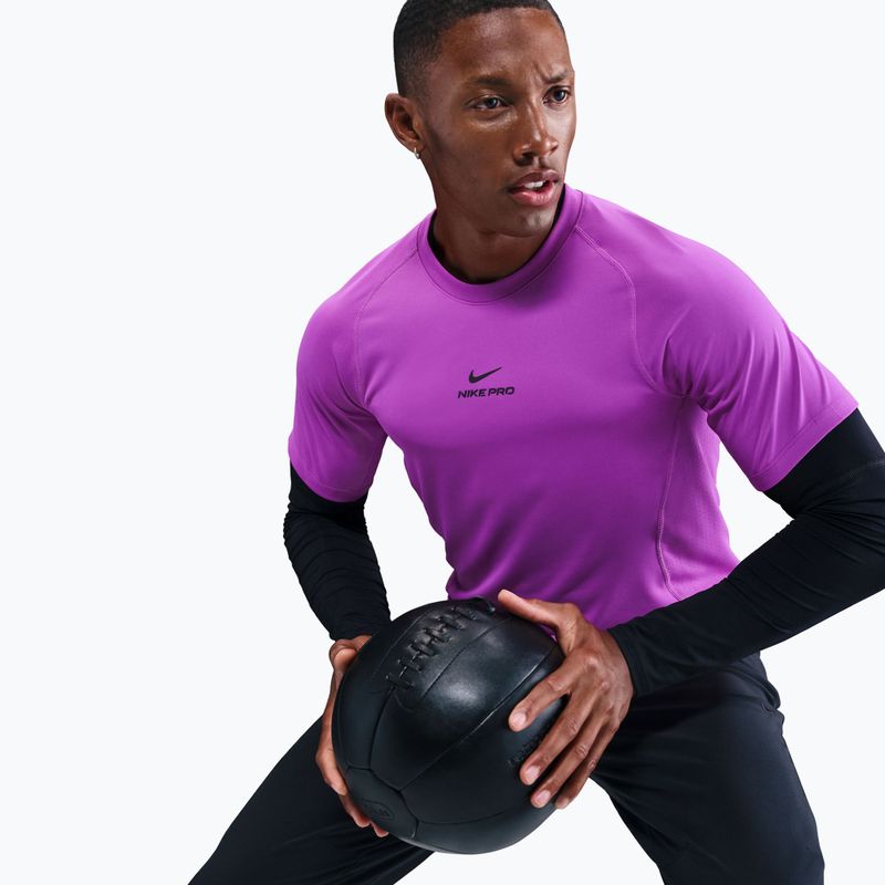 Férfi edzőpóló Nike Pro Training Dri-Fit vivid purple/black 6