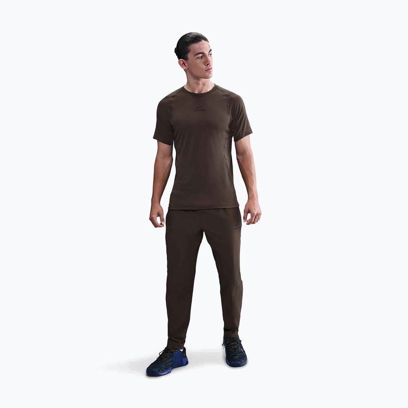 Férfi edzőpóló Nike Pro Training Dri-Fit baroque brown/black 2