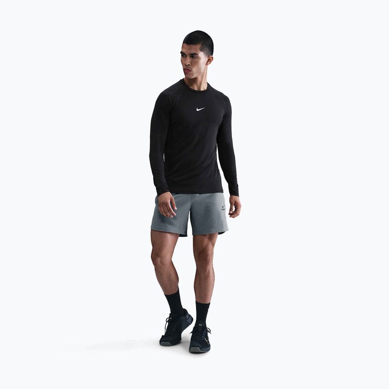 Férfi rövidnadrág Nike Pro Training Dri-Fit 6" smoke grey/black 2
