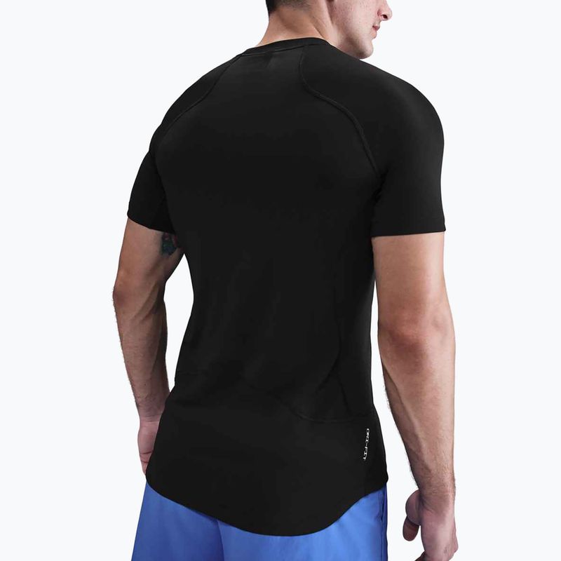 Férfi edzőpóló Nike Pro Training Dri-Fit Black/White 3
