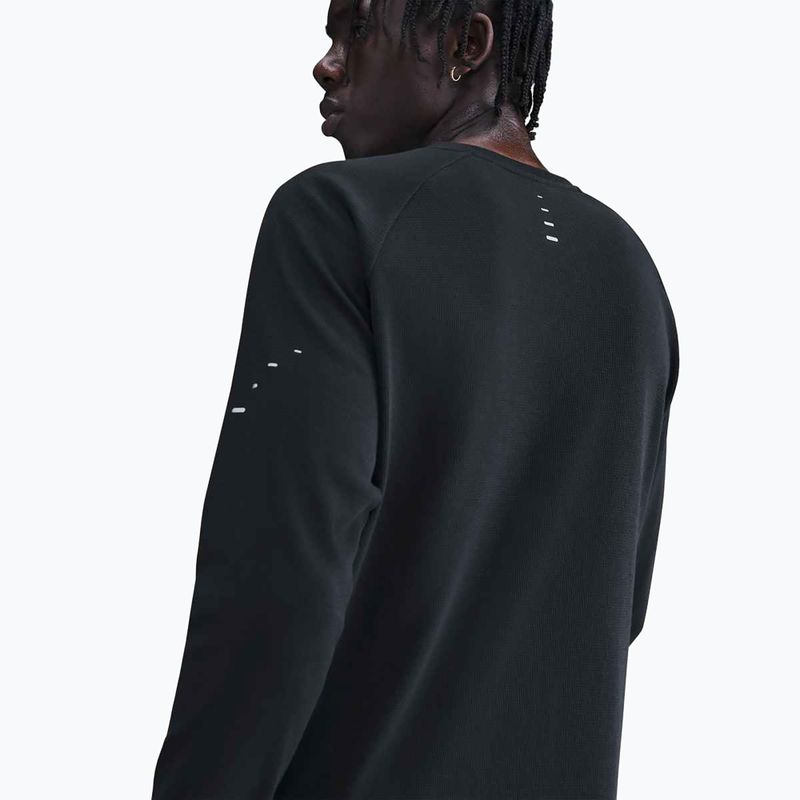 Férfi Nike Stride Dri-Fit Waffle Crew hosszú ujjú futócipő fekete 5