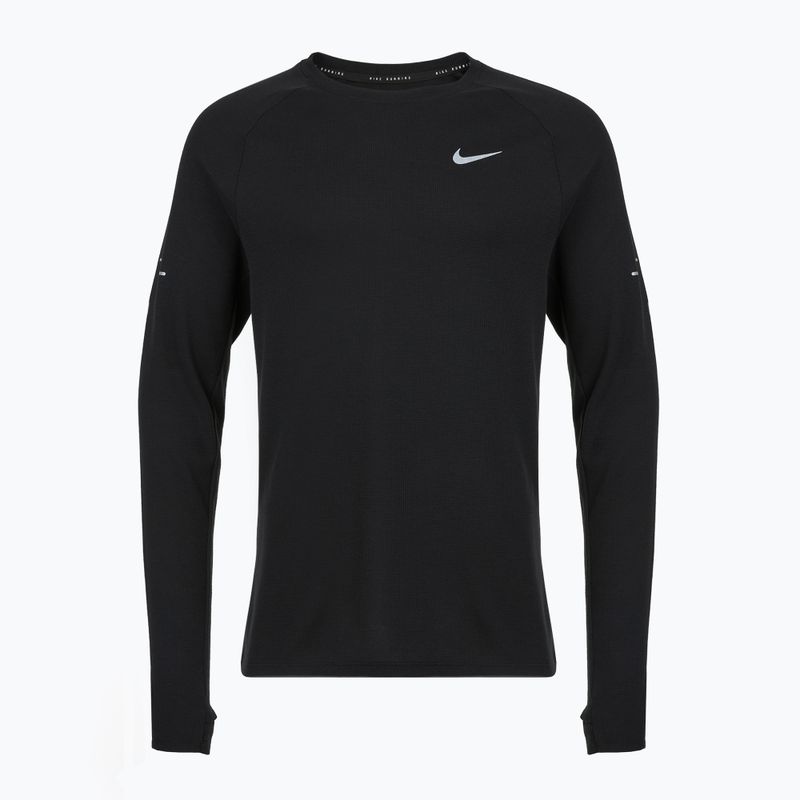 Férfi Nike Stride Dri-Fit Waffle Crew hosszú ujjú futócipő fekete 7