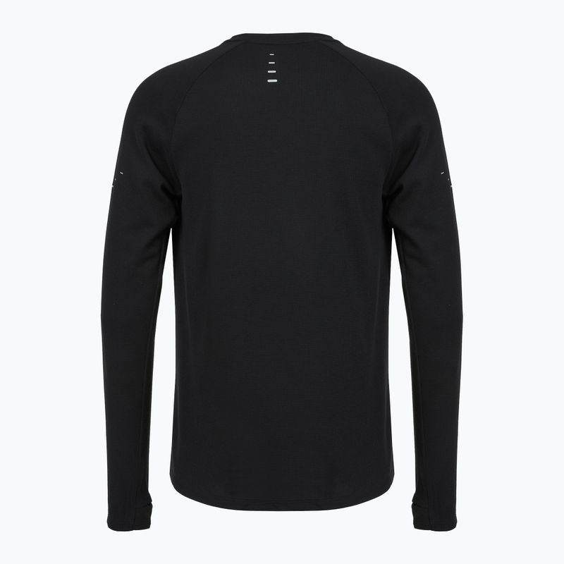 Férfi Nike Stride Dri-Fit Waffle Crew hosszú ujjú futócipő fekete 8