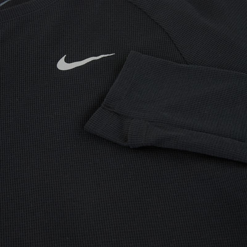 Férfi Nike Stride Dri-Fit Waffle Crew hosszú ujjú futócipő fekete 10
