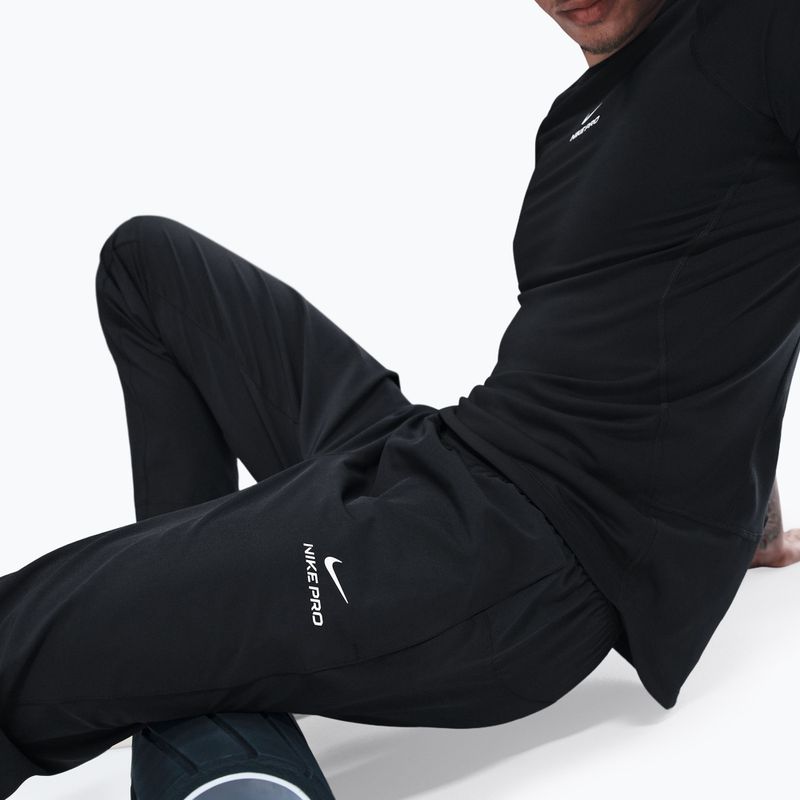 Nike Pro Training Dri-Fit férfi nadrág fekete/fehér 4