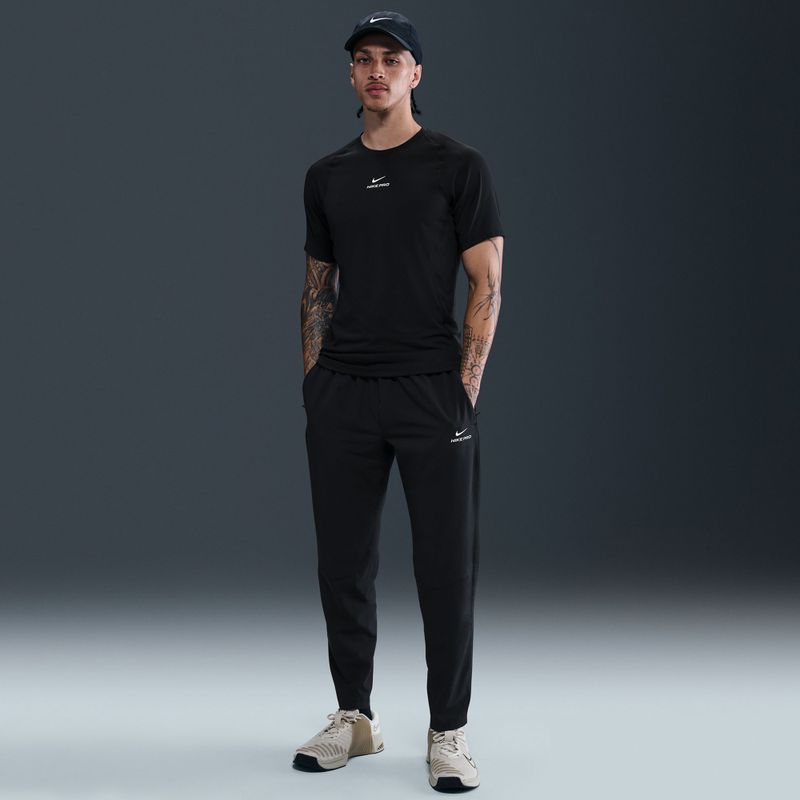 Nike Pro Training Dri-Fit férfi nadrág fekete/fehér 6