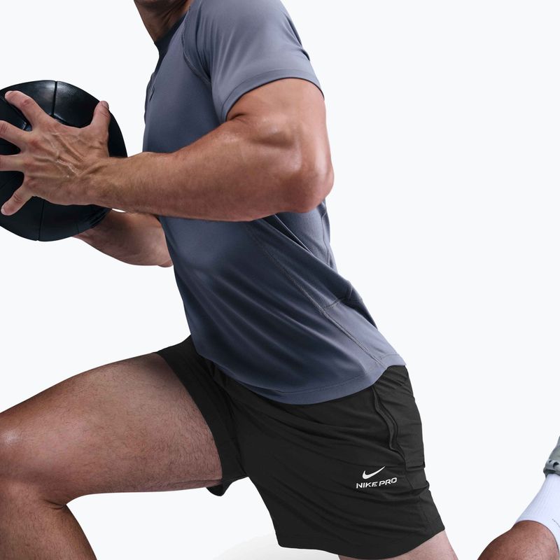 Férfi rövidnadrág Nike Pro Training Dri-Fit 6" black/white 5