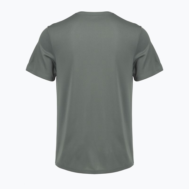 Férfi Nike Miler Dri-Fit UV smoke szürke futópóló 7