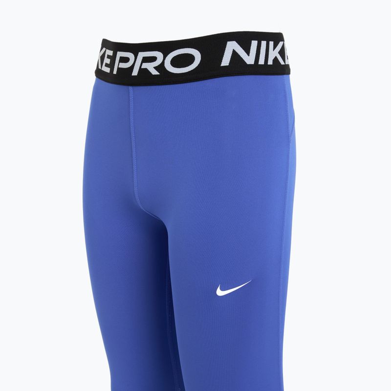 Nike Pro Dri-FIT üstökös kék/fekete/fehér gyermek leggings 9