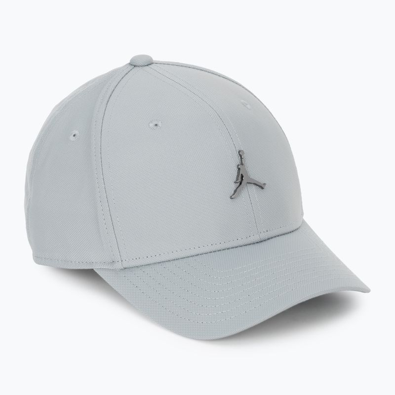 Ellenzős sapka Jordan Rise Structured Metal Jumpman light smoke grey/R511