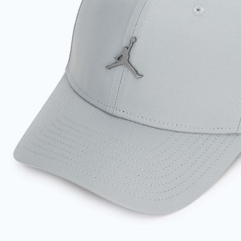 Czapka z daszkiem Nike Jordan Rise Structured Metal Jumpman light smoke grey/R511 3