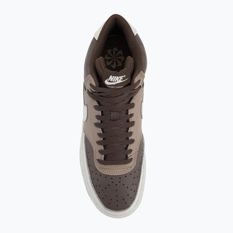 Férfi cipő Nike Court Vision Mid Next Nature baroque brown/mink brown/light bone 5