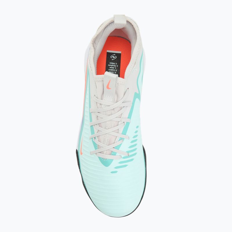 Gyerek focicipő Nike United Phantom 6 Low Academy Jr TF pistachio frost/hyper orange 5