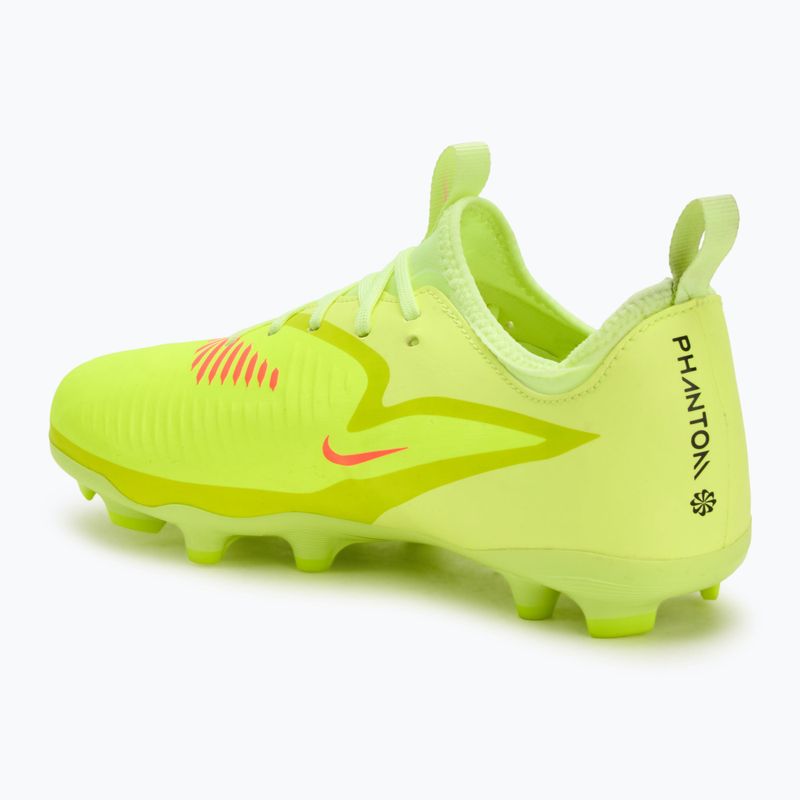 Gyerek focicipő Nike Phantom 6 Low Academy FG/MG Jr hyper crimson/limelight/black 3