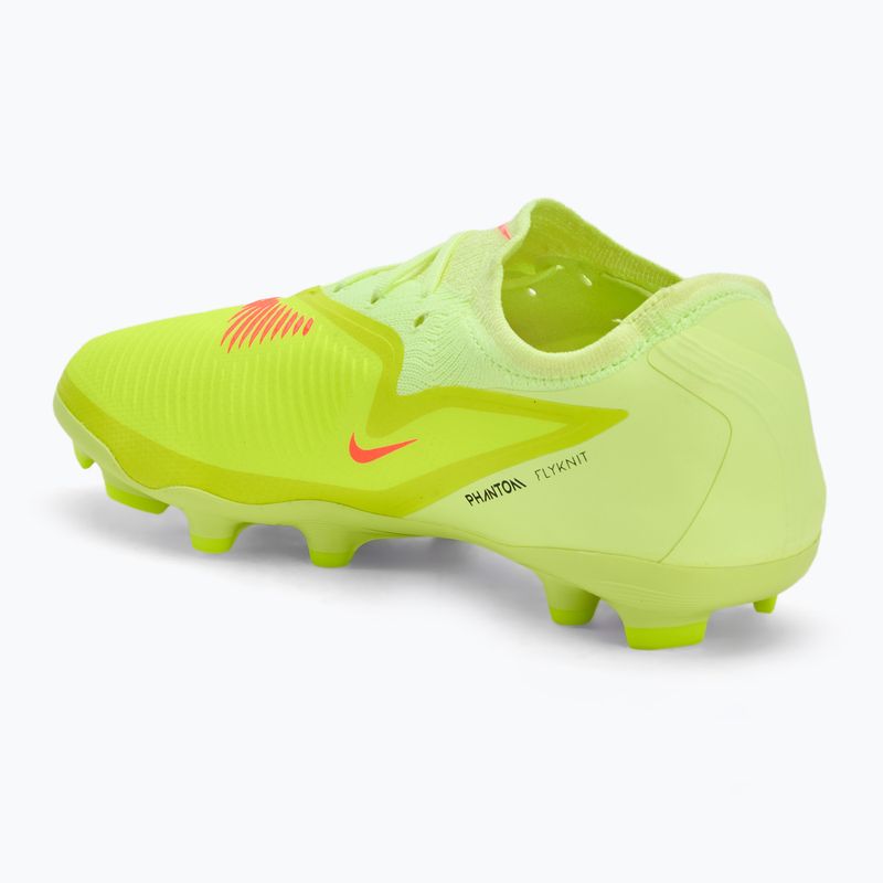Gyerek focicipő Nike Phantom 6 Low Pro FG/MG hyper crimson/limelight/black 3
