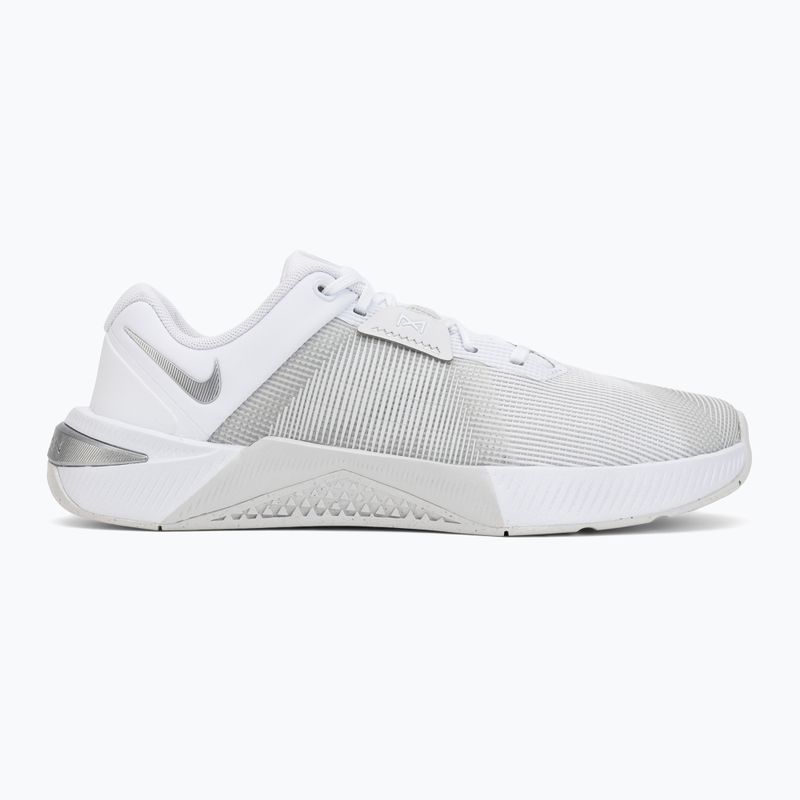 Női súlyemelő cipők Nike Metcon 10 white/platinum tint/metallic silver 2