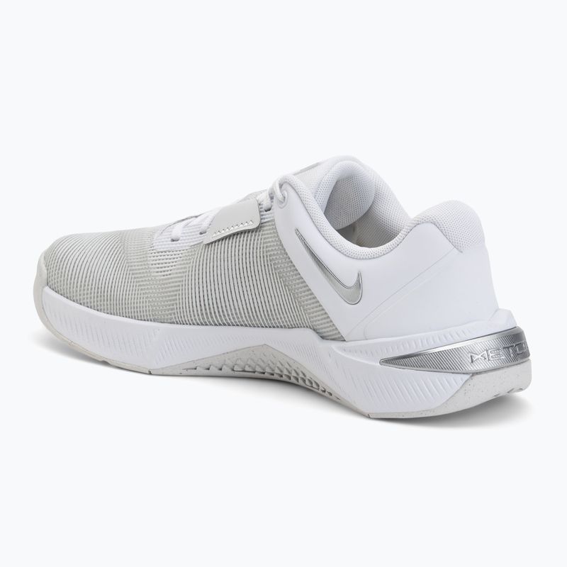 Női súlyemelő cipők Nike Metcon 10 white/platinum tint/metallic silver 3