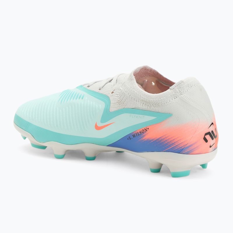 Férfi focicipő Nike United Phantom 6 Low Pro Jr FG/MG pistachio frost/hyper orange 3