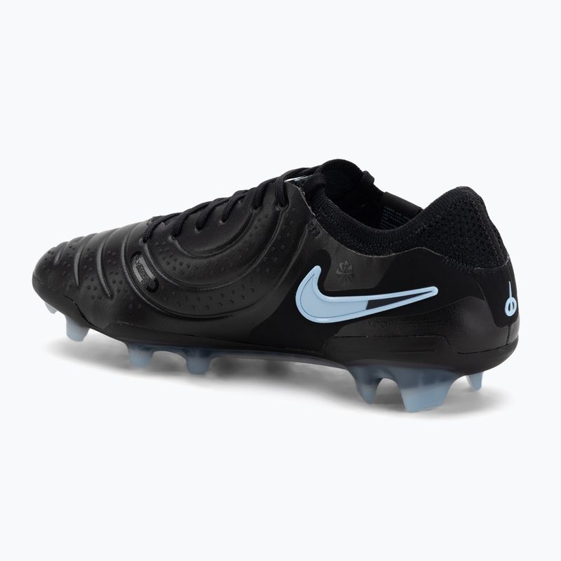 Férfi futballcipő Nike Tiempo Legend 10 Elite FG fekete/fekete 3