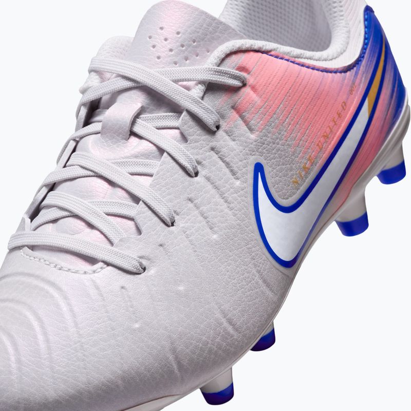 Gyerek focicipő Nike United Tiempo Legend 10 Academy Jr FG/MG Vast Grey/Racer Blue 7