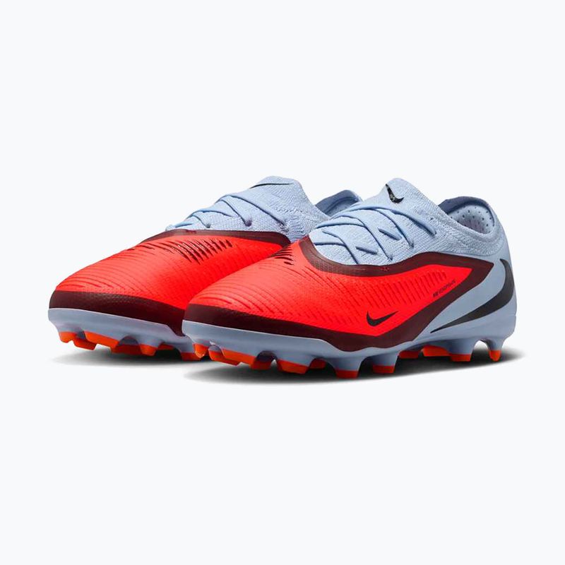 Nike Phantom 6 Low Pro FG/MG gyermek futballcipő királyi bordó/piros bíbor/fekete 10