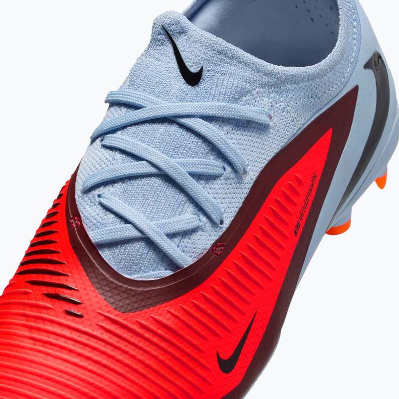 Nike Phantom 6 Low Pro FG/MG gyermek futballcipő királyi bordó/piros bíbor/fekete 14