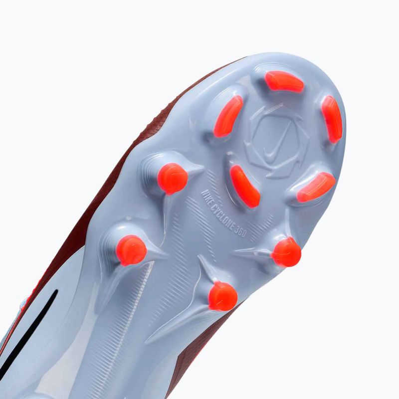 Nike Phantom 6 Low Pro FG/MG gyermek futballcipő királyi bordó/piros bíbor/fekete 16