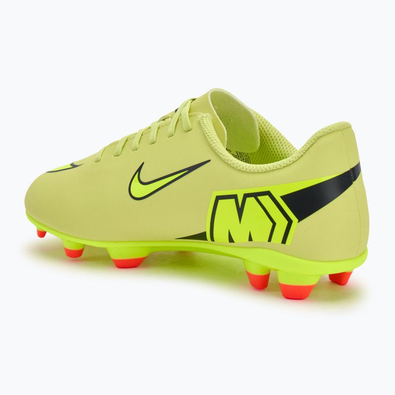Gyerek focicipő Nike Mercurial Vapor 16 Club FG/MG limelight/hyper crimson/volt 3