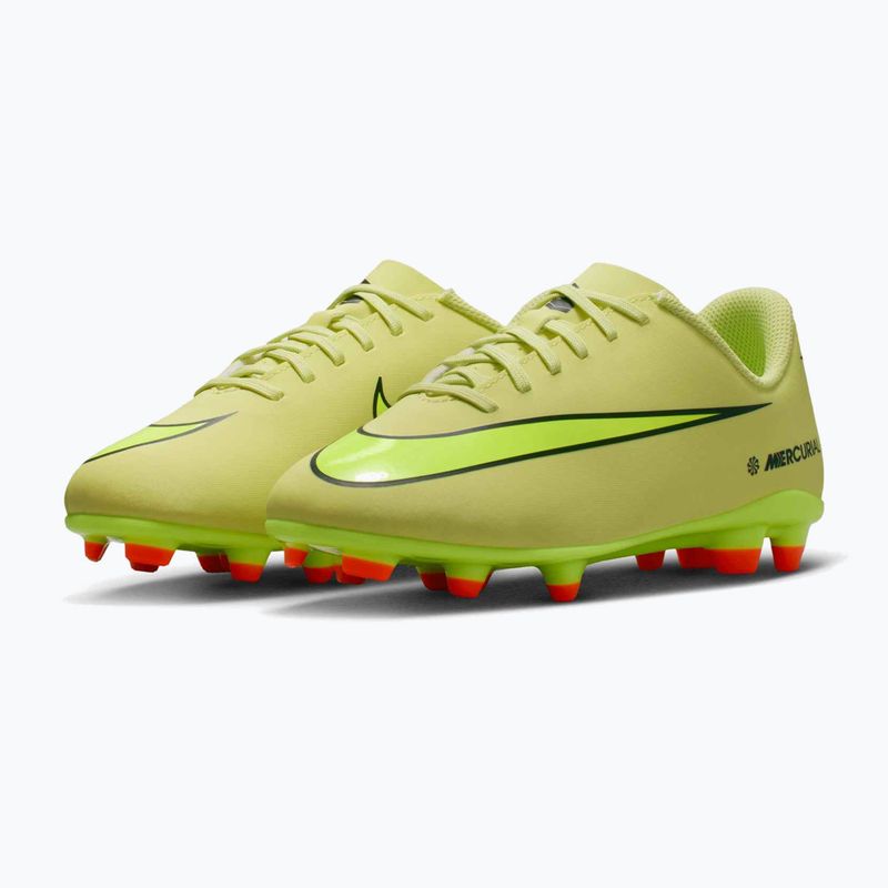 Gyerek focicipő Nike Mercurial Vapor 16 Club FG/MG limelight/hyper crimson/volt 3