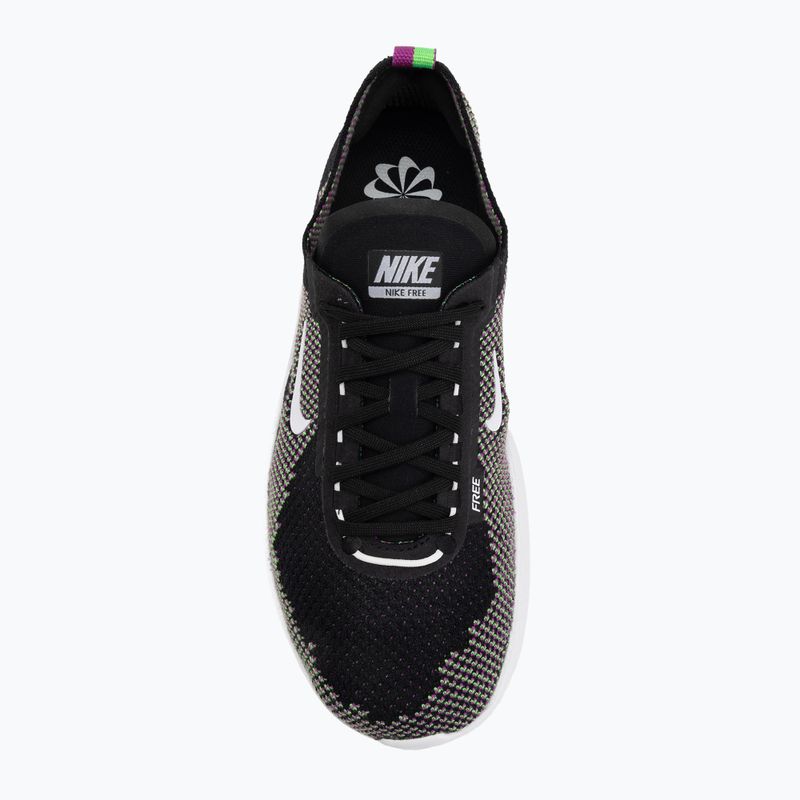 Férfi edzőcipők Nike Free 2025 black/white/green strike/vivid purple 5