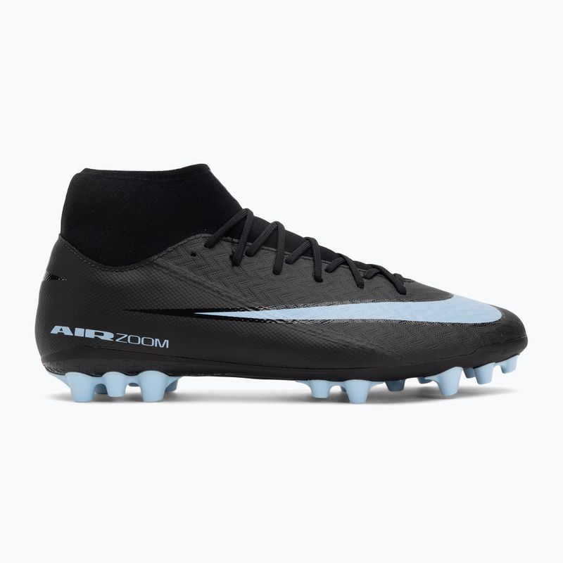 Férfi futballcipő Nike Mercurial Superfly 10 Academy AG fekete/jeges kék 2