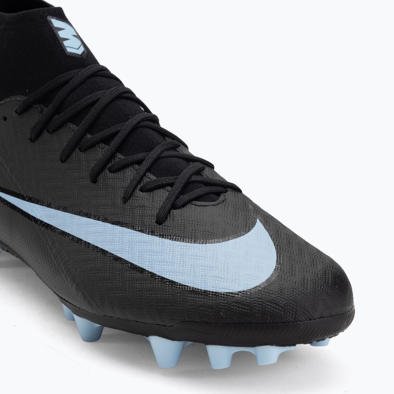 Férfi futballcipő Nike Mercurial Superfly 10 Academy AG fekete/jeges kék 7