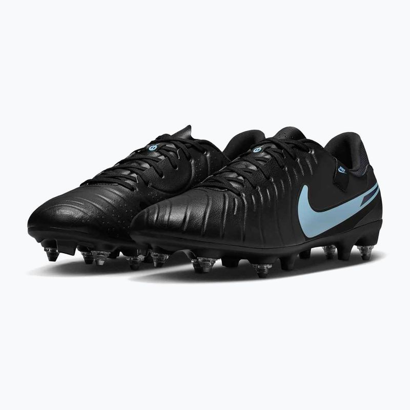Férfi futballcipő Nike Tiempo Legend 10 Academy SG-Pro fekete/fekete 3
