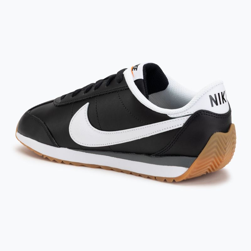 Női Nike Pacific Leather cipők black/cool grey/gum light brown/white 3