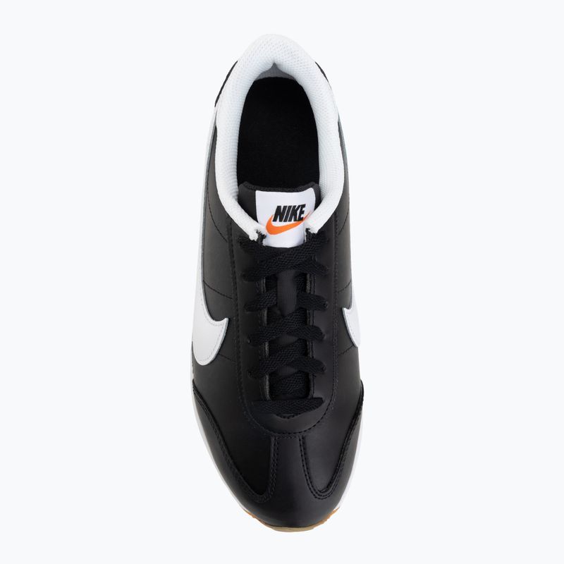 Női Nike Pacific Leather cipők black/cool grey/gum light brown/white 5