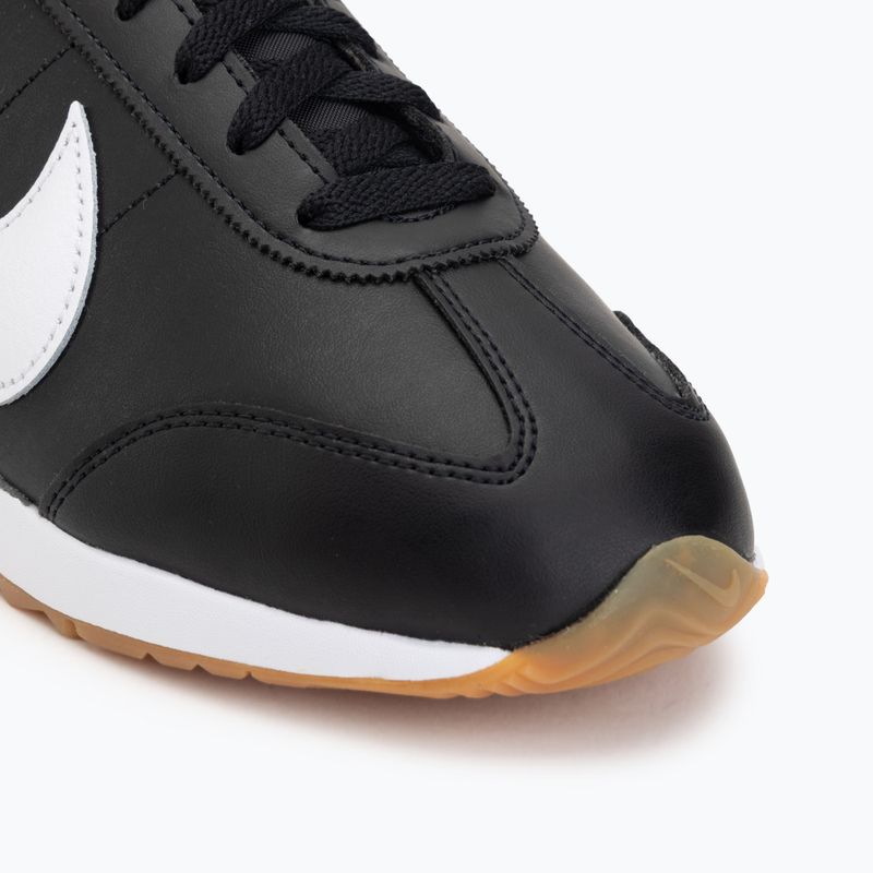 Női Nike Pacific Leather cipők black/cool grey/gum light brown/white 7