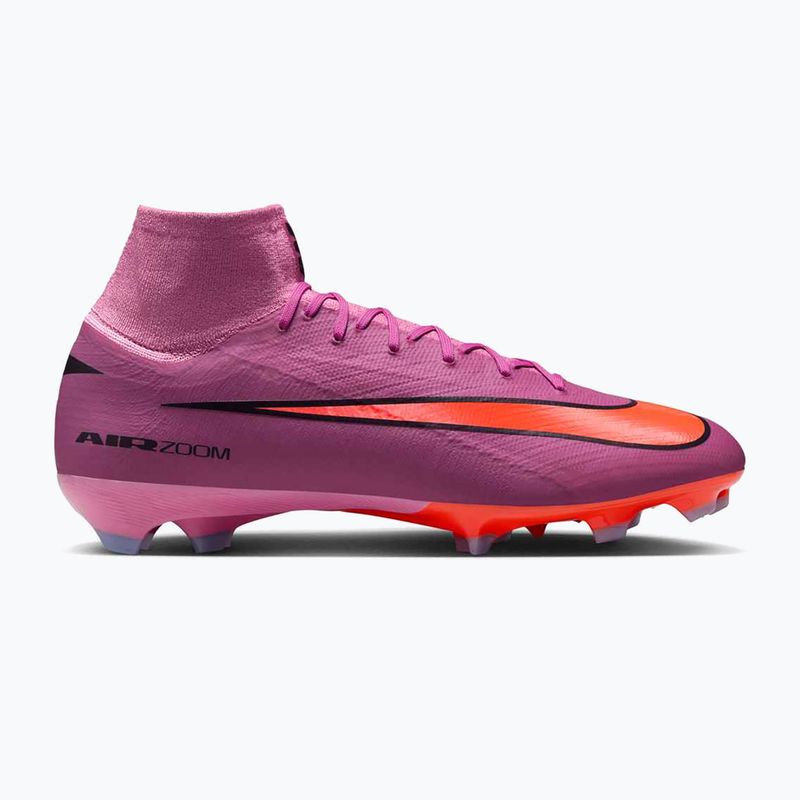 Gyermek futballcipő Nike Mercurial Superfly 10 Academy LV8 FG/MG egyetemi piros/sötét obszidián