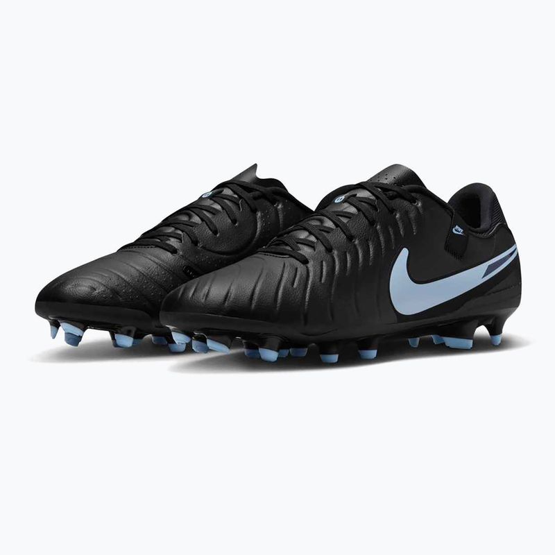 Férfi futballcipők Nike Tiempo Legend 10 Academy FG/MG fekete/fekete 10