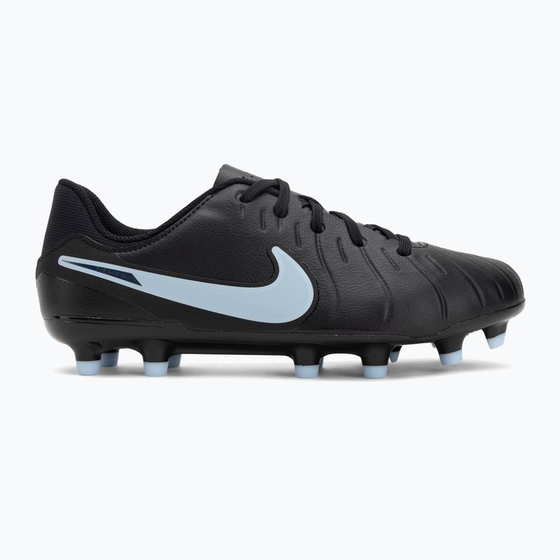 Gyermek futballcipő Nike Tiempo Legend 10 Academy FG/MG fekete/fekete 2